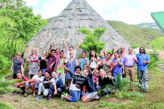 Onze Kiwis au collège de Ouégoa