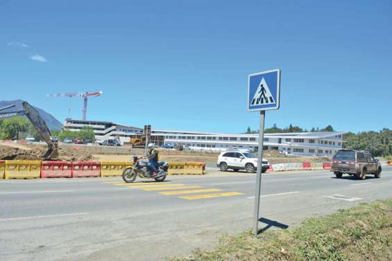 Futur lycée : le chantier du giratoire a redémarré