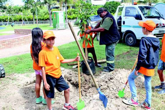 Ateliers plantation et peinture pour le conseil junior