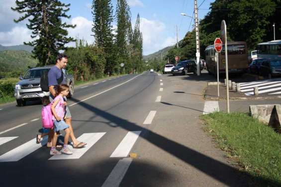 Traversée protégée à Higginson