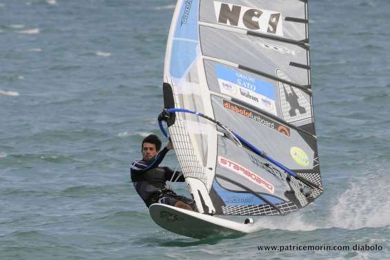 Alex Rouys au pied du podium