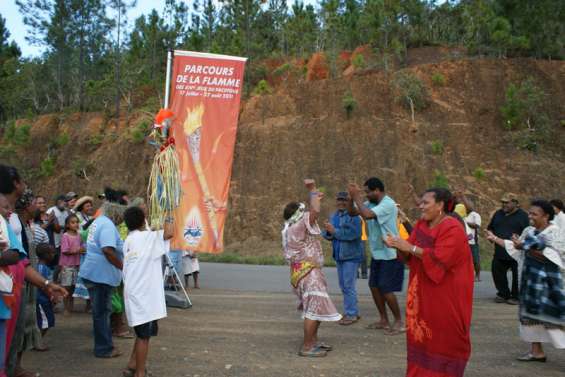 La flamme à Kouaoua