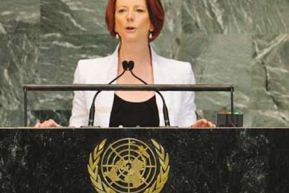 Julia Gillard tente de séduire l'ONU