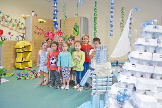 Une exposition en avant-première à l'école des Fougères