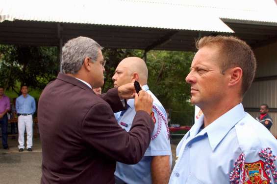 Sept sapeurs-pompiers montent en grade