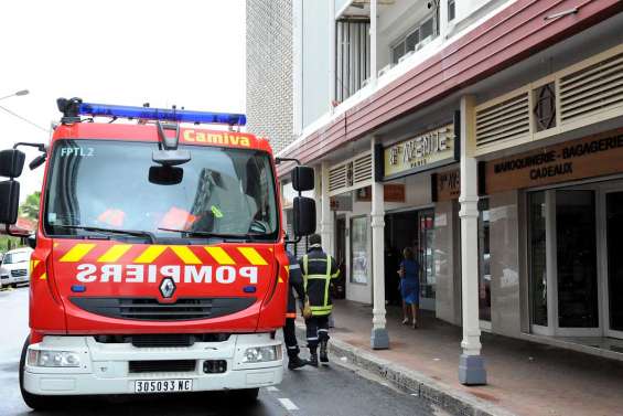 Début d'incendie rue ­­­­­Clemenceau