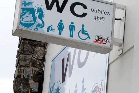 Les WC publics hors service