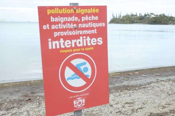 La plage fermée pour pollution