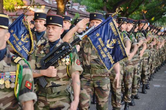 L'infanterie de marine fait ses adieux