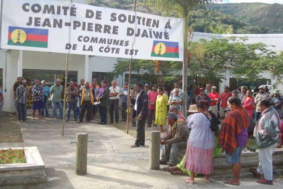 Forte mobilisation à Hienghène pour soutenir Jean-Pierre Djaïwé